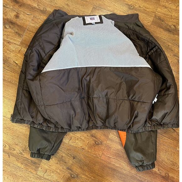 Cleveland Browns NFL Winter Zip Up Jacket size Large - Picture 7 of 11